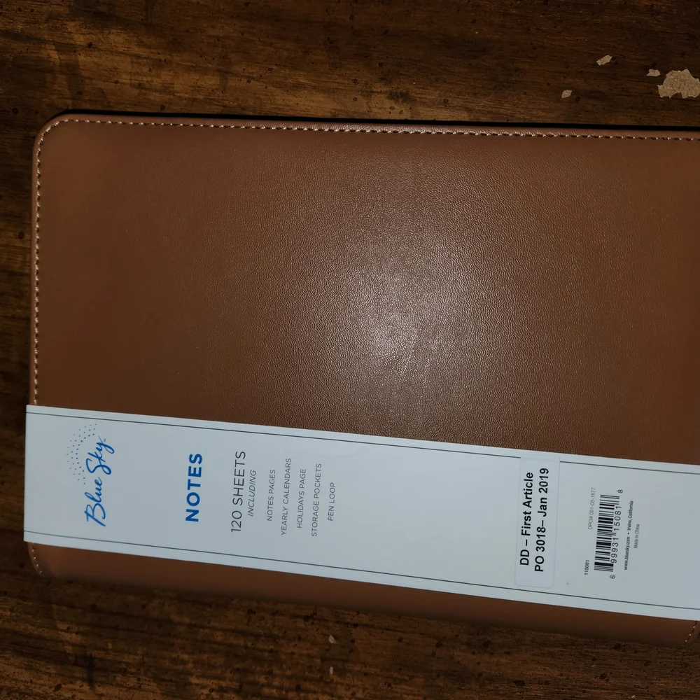 Blue Sky Meeting Notes Notebook